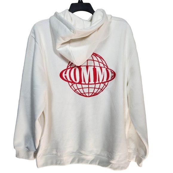 Boohoo Men's Oversized Homme Embroidered Hooded Tracksuit - L - Picture 5 of 11